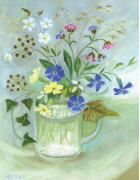 Flowers at Candlemas - painting