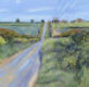Landscapes - painting of the road to the sea, Norfolk