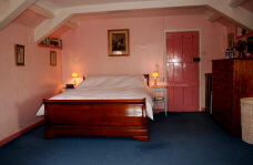 the master bedroom at Bishops Quay