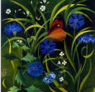 Cornflowers & stitchwort