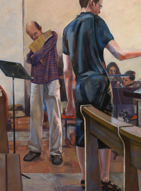 Panpipes
 - oil painting by Sarah Bryant