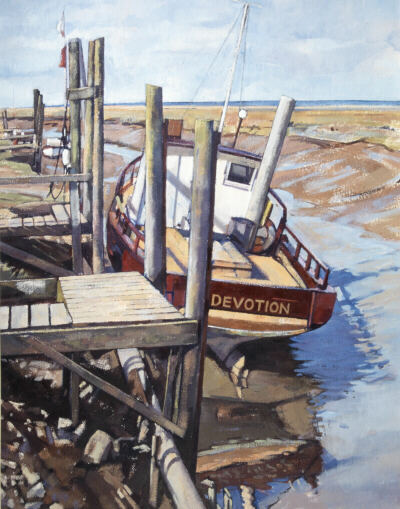 'Devotion' at Thornham, Norfolk - oil painting by Sarah Bryant