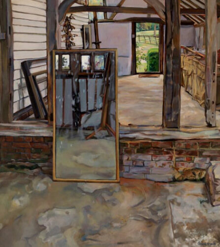 Pat's Studio - oil painting by Sarah Bryant
